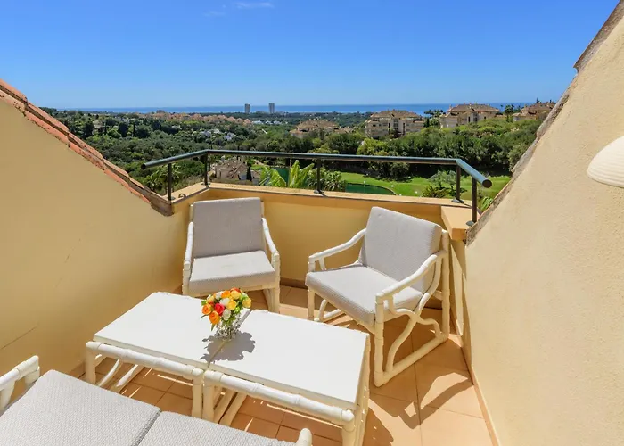 Lägenhet Elviria Hills Penthouse - Idyllic Golf & Sea View Oasis In Marbella